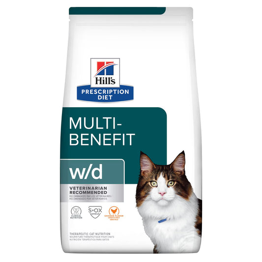 Hill’s Prescription Diet w/d Multi-Benefit Alimento Seco para Gatos