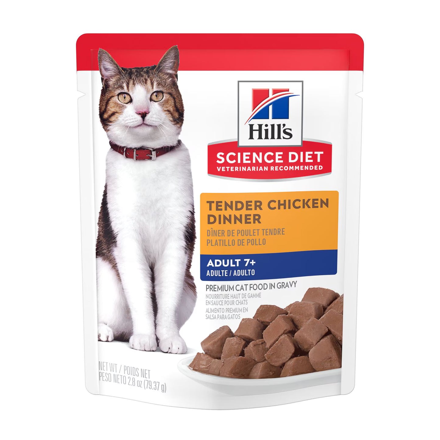 Hill's Science Diet Adult Alimento húmedo en pouch para gatos senior